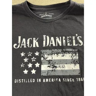 Photo of Mens Jack Daniels T Shirt Size Large Black 