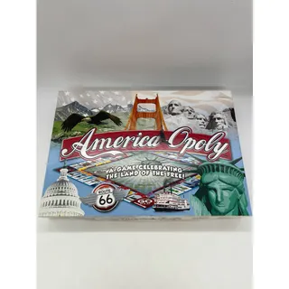 Photo of America-Opoly Monopoly Route 66 Americaopoly Board Game Late For The Sky