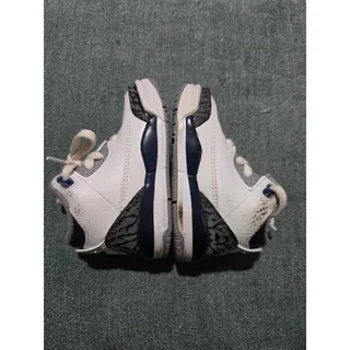 Photo of Nike Air Jordan 3 Kids Shoes 4C TD Toddler Retro Midnight Navy White DM0968-140