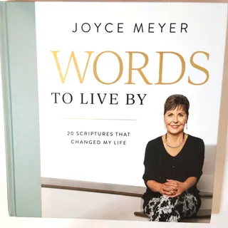 Photo of Joyce Meyer - Words to Live By: 20 Scriptures That Changed My Life Hardcover