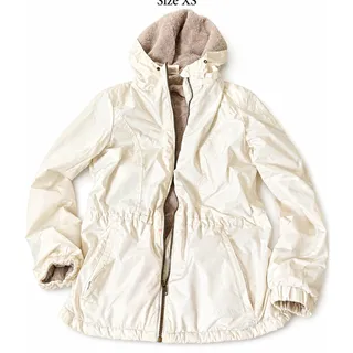 Photo of Avalanche Girls White Hooded Fleece-Lined Full Zip Jacket XS