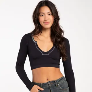 Photo of Out From Under Seamless Going For Gold Womens Knit Top