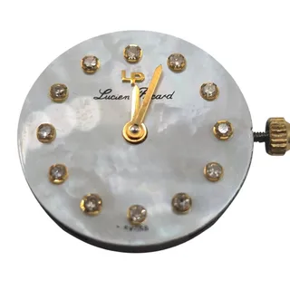 Photo of Lucien Piccard MOP Diamond Dial Swiss Quartz Movement 10K Gold Crown