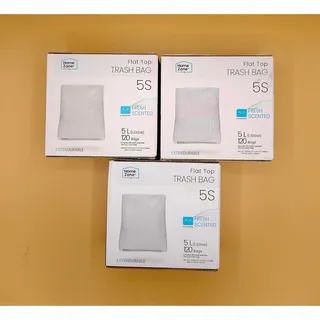 Photo of (360) Home Zone 5L Trash Bags Flat Top Set of 360 Fresh Scented Extra Durable