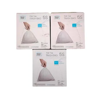 Photo of (360) Home Zone 5L Trash Bags Flat Top Set of 360 Fresh Scented Extra Durable