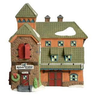 Photo of Dept 56 McGrebe Cutters & Sleighs Heritage Village Coll #56405 Retired NO Light