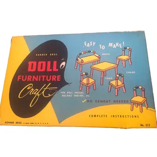 Photo of Kihner Bros Doll Furniture Craft C1960s
