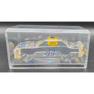 Photo of Jimmie Johnson #48 Autographed 2005 Daytona 500 Race Used Lug Nut Acrylic 1/100