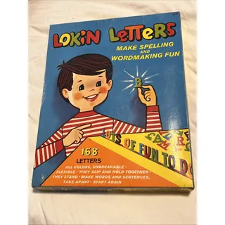 Photo of Lokin Letters Spelling And Word Making Game Vintage