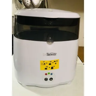 Photo of Dr. Brown’s AC045 Deluxe Electric White Baby Bottle Sterilizer