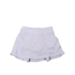 Photo of Lululemon Pace Rival Skort Size 2 White Running Tennis Golf Athletic 15 Inch