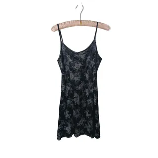 Photo of Vintage 90s Y2K Floral Embroidered Slip Dress Womens 7/8 Whimsigoth Fairy Grunge