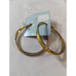 Photo of and Lovely gold hoop earrings
