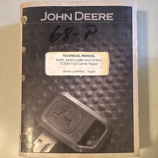 Photo of John Deere Technical Manual TM1605 444H/544H Loader & TC44H/TC54H Carrier