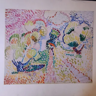 Photo of Vintage 1947 Henri Matisse The Olives 1st Edition Lithograph Art Print Painting