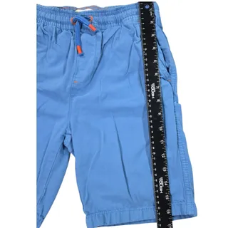 Photo of Mini Boden Boys 12Y 152 Blue Pull On Shorts Elastic Waist Drawstring Chino Prep