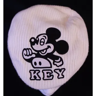 Photo of Vintage Rare Mickey Mouse Youth Kids Child Knitted White Hat Cap by Beibeixiong