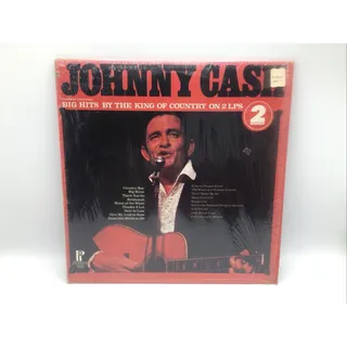 Photo of Johnny Cash Big Hits By The King Of Country 2 LP Vinyl Set Pickwick In Shrink