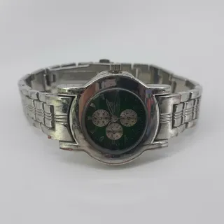 Photo of Charles Dumont Green Dial Chronological Water Resistant No. 1509 Bracelet Watch