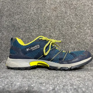 Photo of Columbia Montrail Blue Yellow Trail Running Shoes Hiking Sneakers Men Size 11