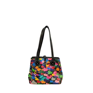 Photo of Dooney & Bourke Duck Print Leather Tote Bag – Multicolor