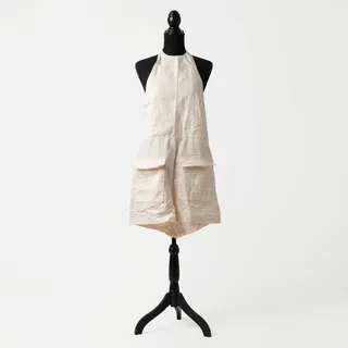 Photo of Zara Halter Romper Medium Beige