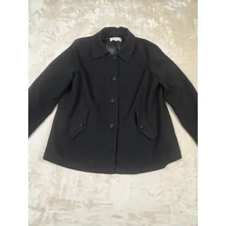 Photo of Philosophy Black Button Front Blazer Jacket Womens Size 6 Workwear Classic