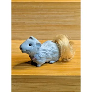 Photo of 1995 Littlest Pet Shop Sparkling Pets Thirsty Guinea Pigs Grey Guinea Pig Blonde