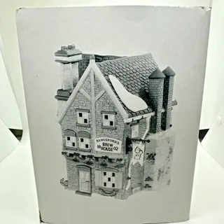 Photo of Dept 56 Dickens Village Kingsfords Brew House 5811-4 Porcelain Boxed NO Light