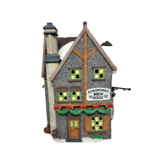 Photo of Dept 56 Dickens Village Kingsfords Brew House 5811-4 Porcelain Boxed NO Light