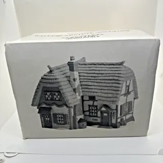 Photo of Department 56 Dickens Village Heritage Collection Cobb Cottage 58246 W/ LIGHT