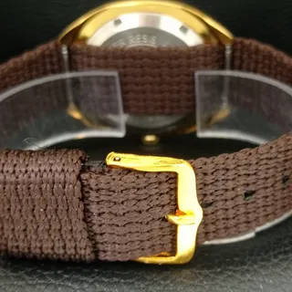 Photo of Vintage 1986 HMT Automatic Mens Gold Watch W/Daydate & Champagne accents