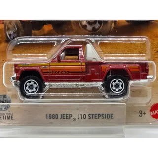 Photo of 2026 Matchbox 1980 Jeep J10 Stepside Honcho Bordeaux Metallic Red #34/125