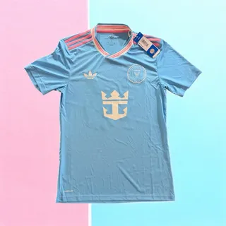 Photo of adidas Inter Miami CF Lionel Messi #10 Jersey Small Blue Pink New With Tags