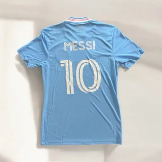 Photo of adidas Inter Miami CF Lionel Messi #10 Jersey Small Blue Pink New With Tags