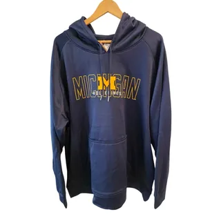 Photo of NWT Michigan Wolverines Hoodie -  Men's Size 2XL 50/52 - Blue