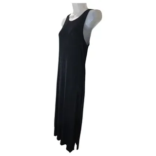 Photo of Annie Claire Black Sleeveless Maxi Dress Size Medium Minimalist Basic Everyday