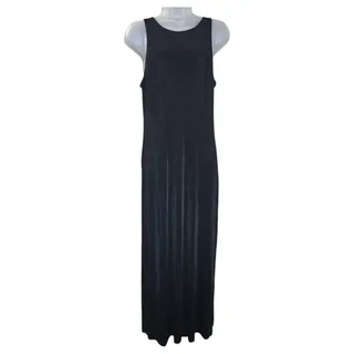 Photo of Annie Claire Black Sleeveless Maxi Dress Size Medium Minimalist Basic Everyday