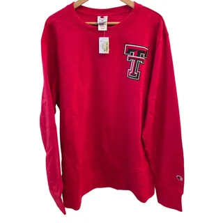 Photo of NWT Champion NCAA Texas Tech Red Raiders Sweatshirt  -Men's Size XL - Red