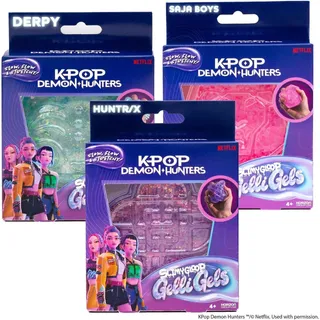 Photo of 🔥KPop Demon Hunters SlimyGloop Gelli Gels Squeeze Toys 3 Pack BNWT🔥