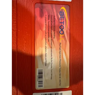 Photo of BETOO fuel injection pressure tester kit 140 PSI