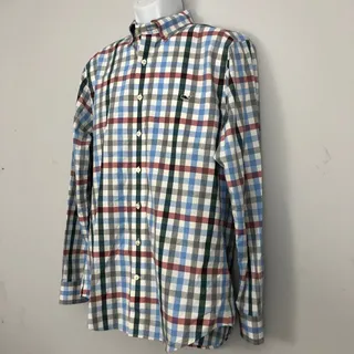 Photo of Vinyard Vines Slim Fit Tucker Shirt Mens M Buffalo Check Preppy 100% Cotton