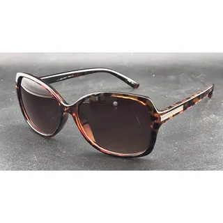 Photo of ELLE Womens Tortoise Shell Oversized Square Gradient Sunglasses WEL61SG11 Gold