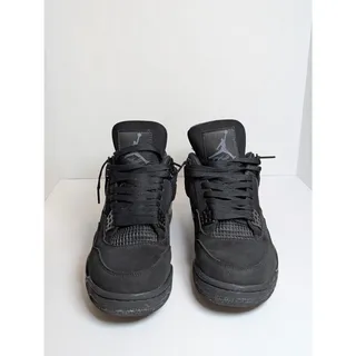Photo of Nike Air Jordan 4 Retro Black Cat 2020 Men Size 9.5 Black Sneakers 