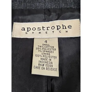 Photo of Apostrophe Dark Wash Denim Blazer