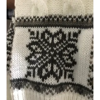Photo of Muk Luks Snowflake Pattern Boot Socks NEW Warmers Winter Cherry Girl Balletcore