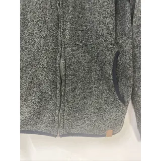 Photo of QUIKSILVER Gray Zip Front Hoodie Sweatshirt Size Men's Small