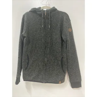 Photo of QUIKSILVER Gray Zip Front Hoodie Sweatshirt Size Men's Small