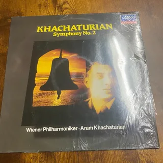 Photo of Khachaturian Symphony # 2 Vienna Philharmonic, Aram Khachaturian, Conduct Lp New
