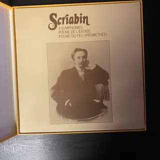 Photo of [4-LPs seem scratchless, Holland] Scriabin 3 Symphonies, Poème De L'Extase, etc